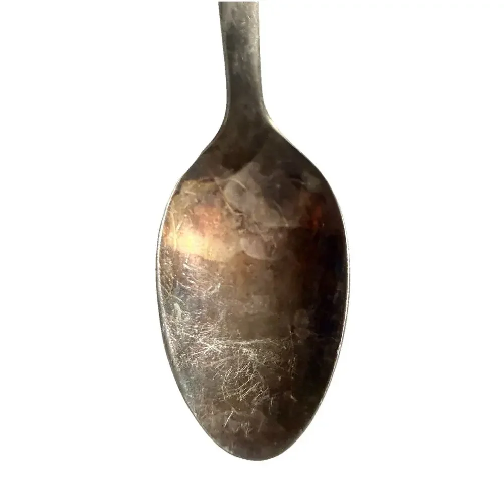 Vintage Ronnette Teddy Bear Astronaut Silverplate Spoon Collectible